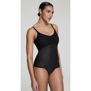 SPANX Invisible Supima Cotton Cami Large Black NEW Shapewear Tank Top Stretch